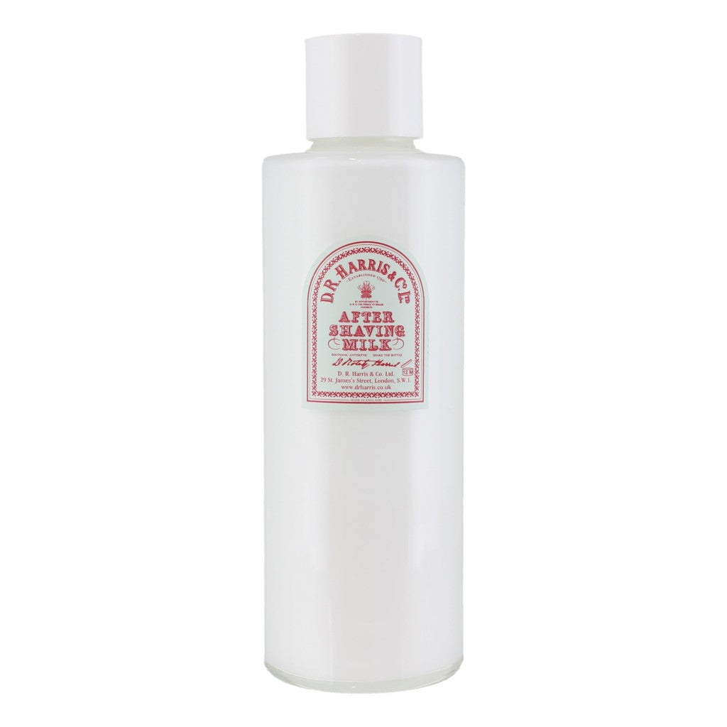 D.R. Harris Aftershave Milk 500g Glass Bottle – Soothing Balm For Sensitive Skin.
