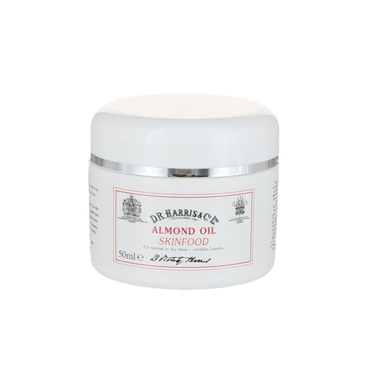 D.R. Harris Almond Oil Skinfood – Paraben-Free Cream for Dry Skin - 50ml
