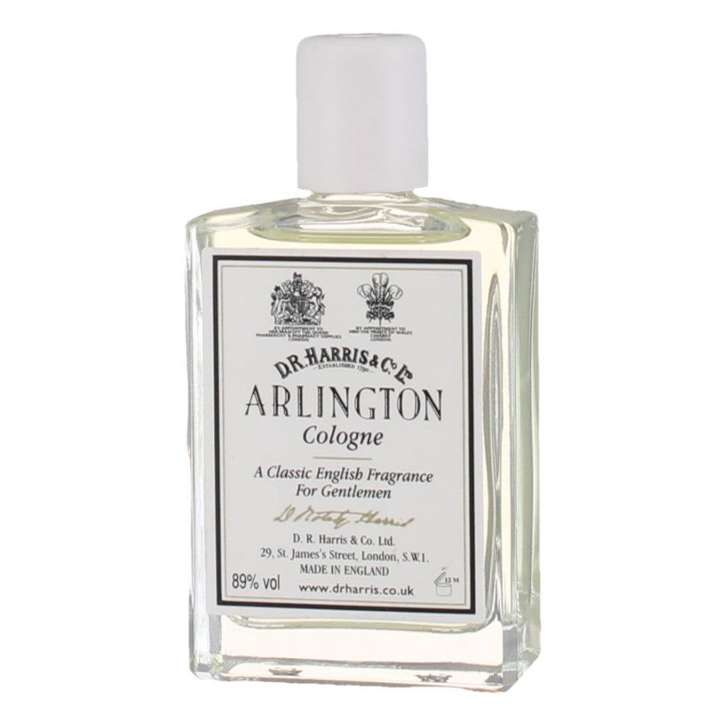 D.R. Harris Arlington Cologne In Refillable Glass Bottle With Citrus And Fern Scent - 30ml