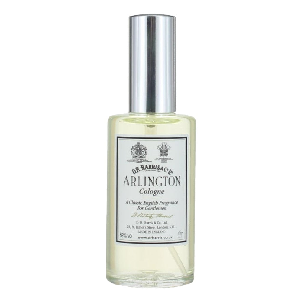 D.R. Harris Arlington Cologne In Refillable Glass Bottle With Citrus And Fern Scent - 50ml Spray