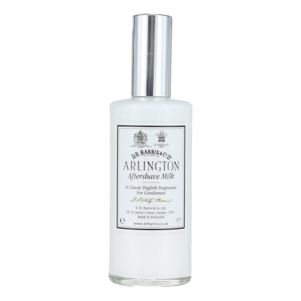 D.R. Harris Arlington Aftershave Milk With Citrus And Fern In Glass Bottle - 100ml Spray Bottle