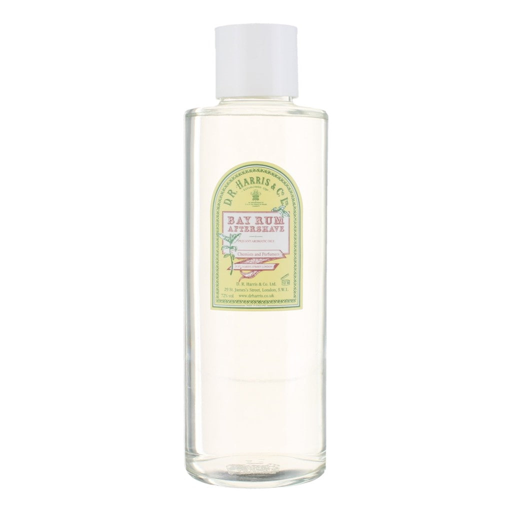 D.R. Harris Bay Rum Aftershave 500ml – Classic Bay Oil And Citrus Scent In Glass Bottle.