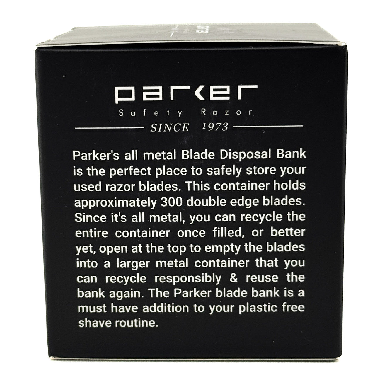 Parker Double Edge Blade Disposal Bank (300 Blades)