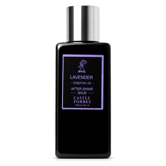 Castle Forbes Lavender Aftershave Balm – 150ml Bottle, Soothing Formula With Witch Hazel And Lavender Oil