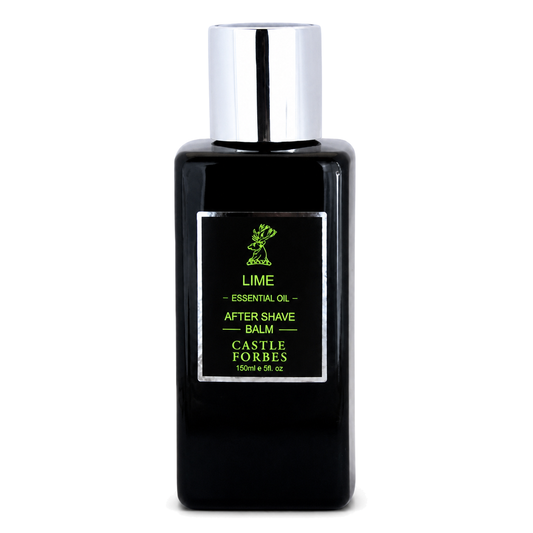 Castle Forbes Lime Aftershave Balm – 150ml Bottle With Lime Essential Oil For Sensitive Skin