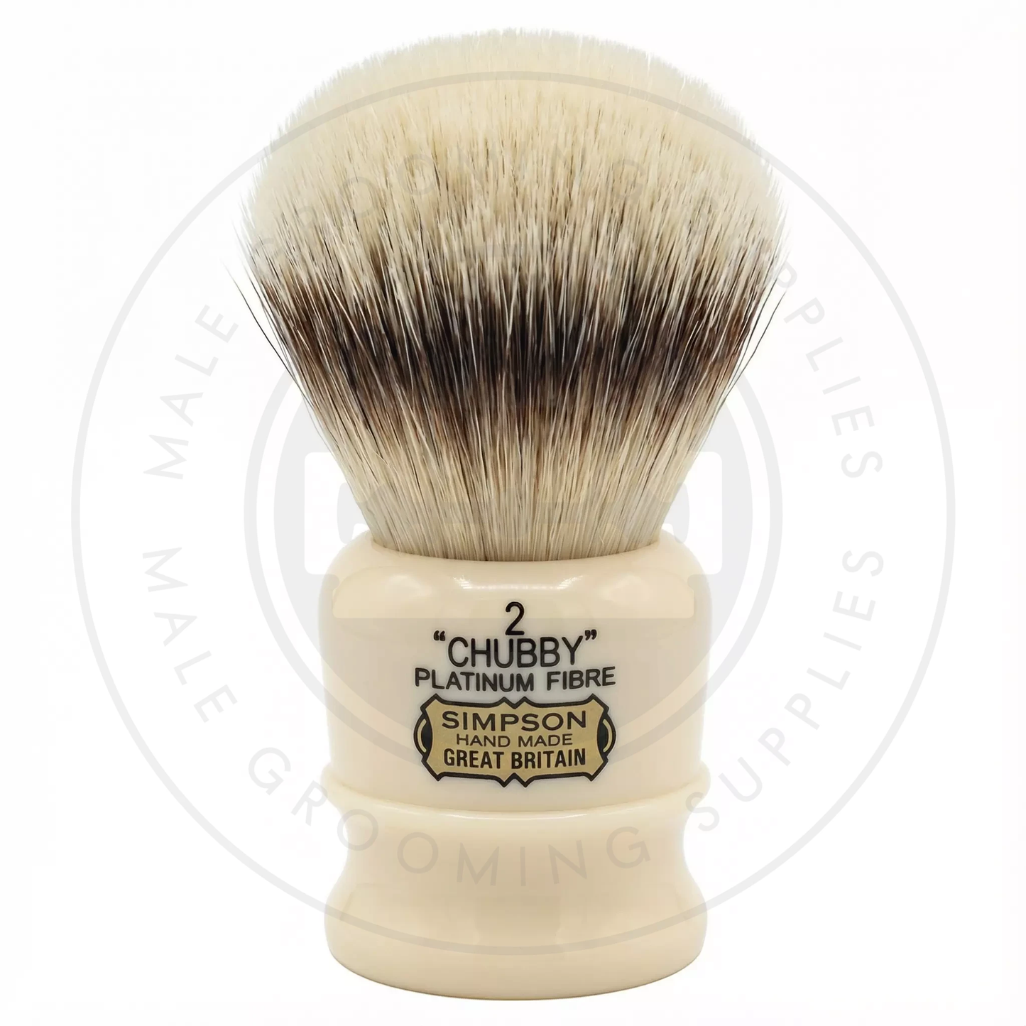 Simpsons 'Chubby 2' Platinum Synthetic Shaving Brush