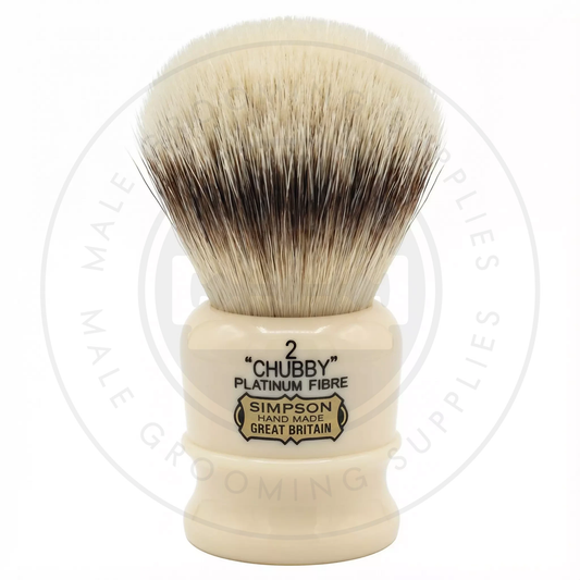 Simpsons 'Chubby 2' Platinum Synthetic Shaving Brush
