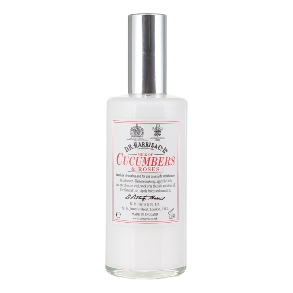D.R. Harris Milk Of Cucumber & Roses Lotion For Normal To Oily Skin - 100ml Dispenser