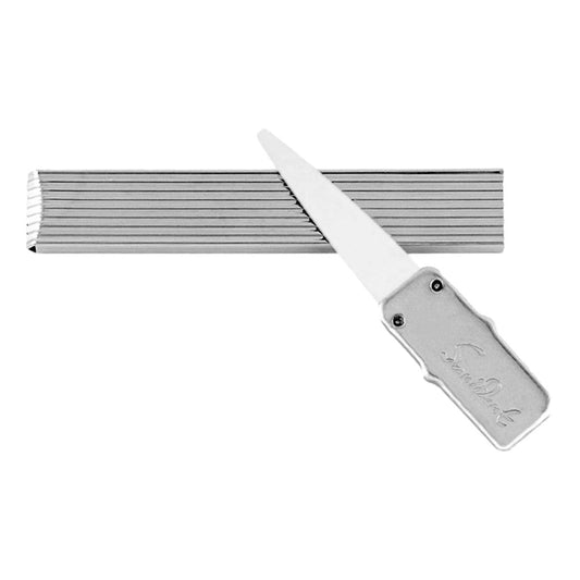 DOVO 925 Silver Toothpick with Protective Cover Opened
