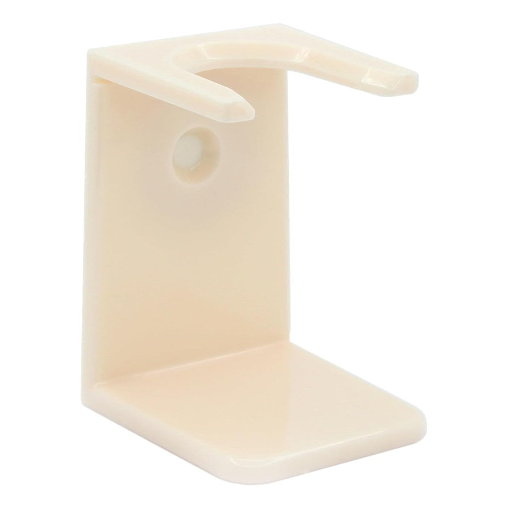 Simpsons shaving brush dripstand with wall mount opening - faux ivory
