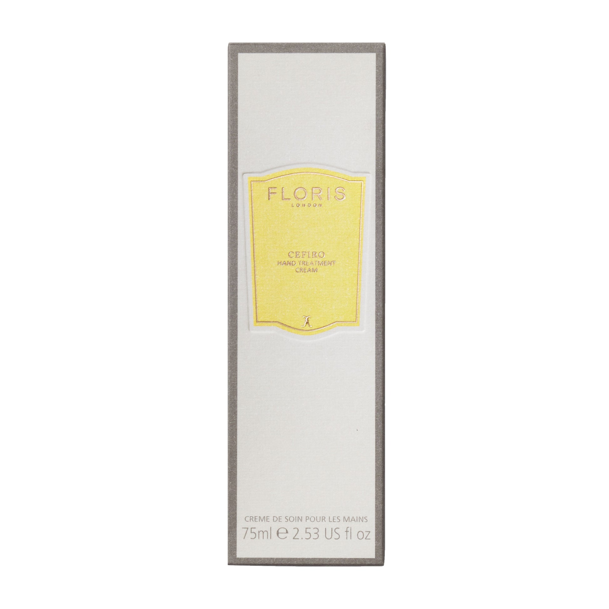 Floris London Cefiro hand cream packaging on a white background