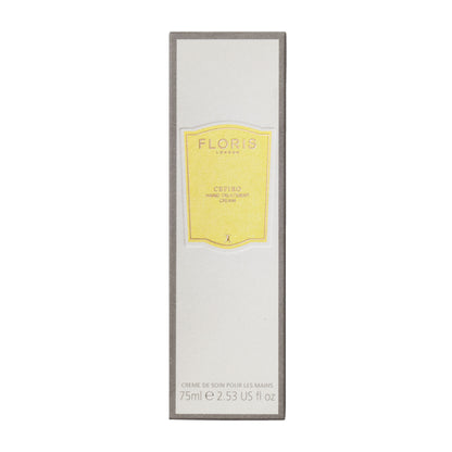 Floris London Cefiro hand cream packaging on a white background