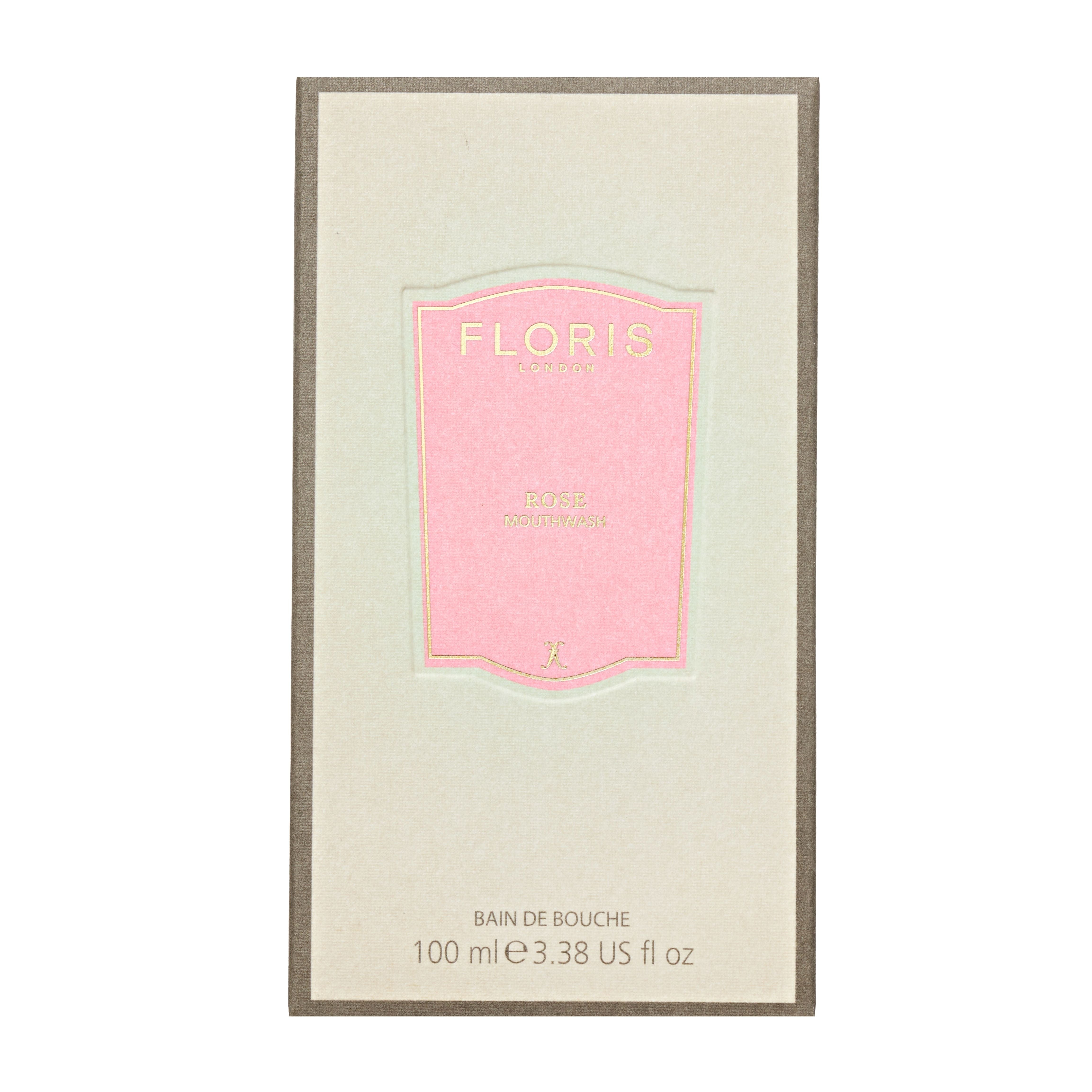 Flor Rinse Floris Rose Concentrated Mouthwash 100ml – Male Grooming Supplies