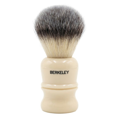 Simpsons Berkeley 46 faux ivory shaving brush with Sovereign Synthetic fibre - back