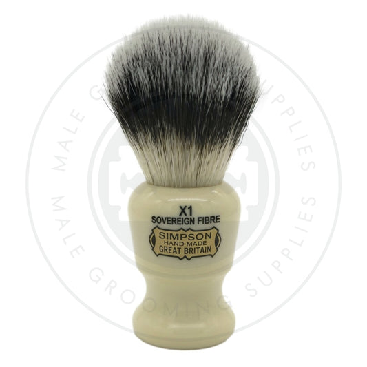 Simpsons 'The Commodore' Sovereign Synthetic Shaving Brush