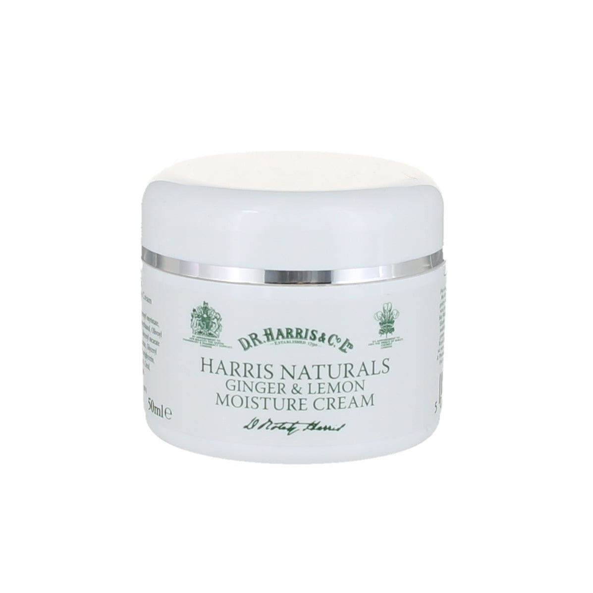 D.R. Harris Naturals Ginger & Lemon Moisture Cream - 50ml