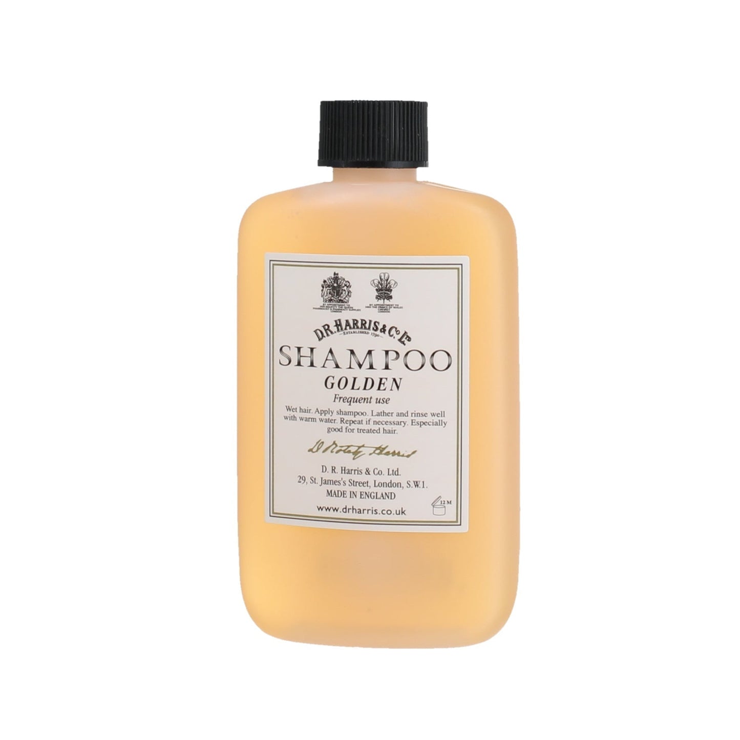 D.R. Harris Golden Shampoo 100ml for frequent hair washing and gentle cleansing