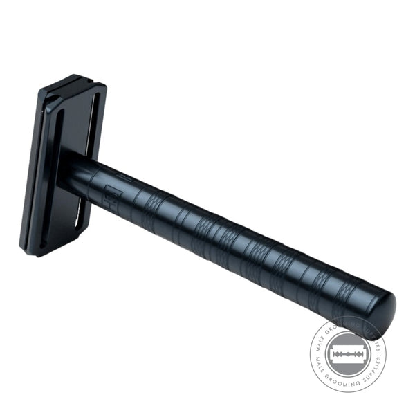 脱毛・除毛 HENSON SHAVING AL13 AGGRESSIVE GREY Henson Shaving AL13 Gray Machined Aluminum DE Safety Razor
