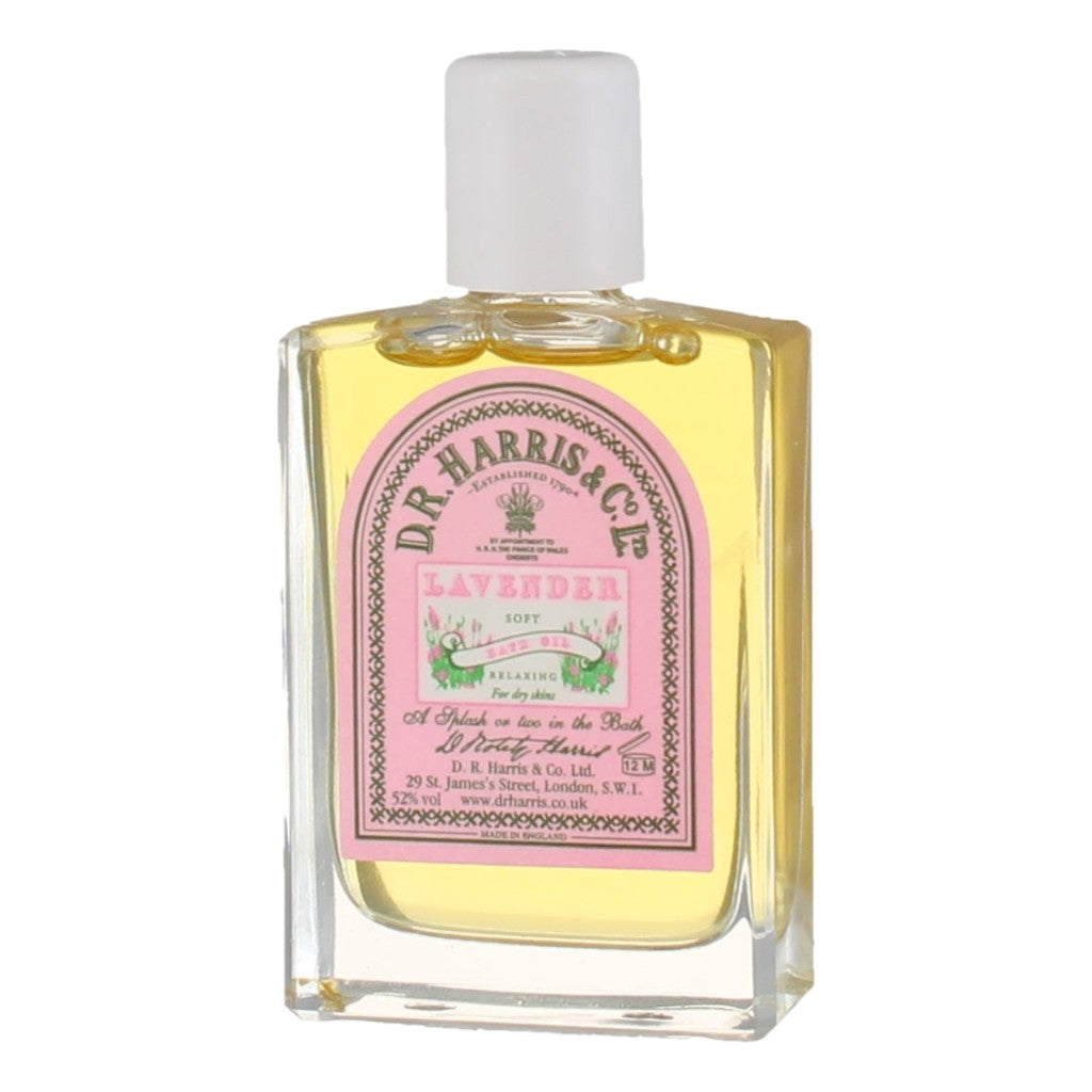 D.R. Harris Lavender Bath Oil 30ml – Relaxing Lavender Scent And Moisturising Formula.