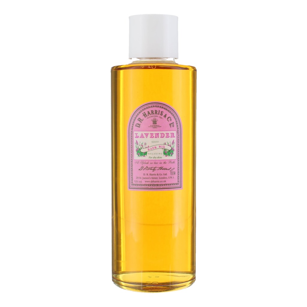 D.R. Harris Lavender Bath Oil 500ml – Relaxing Lavender Scent And Moisturising Formula.