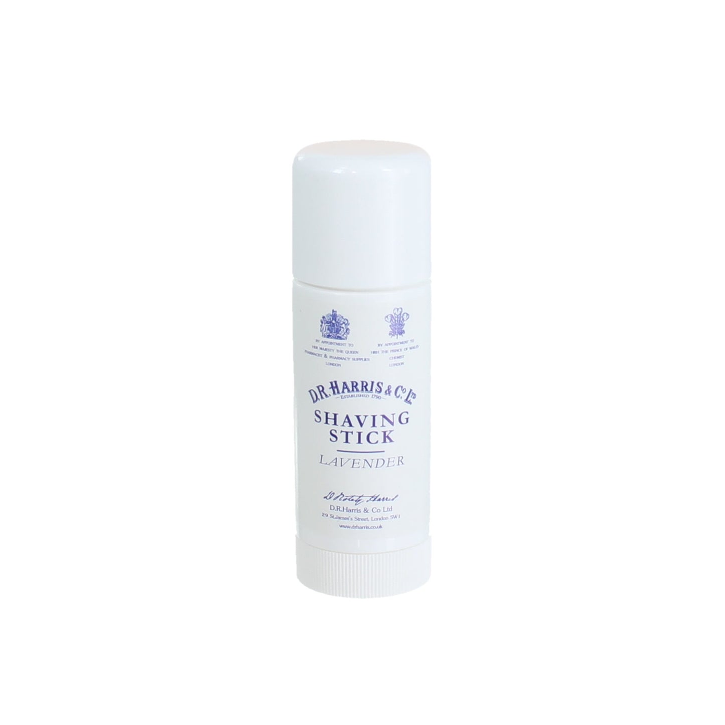 D.R. Harris Lavender Shaving Stick – Triple-Milled Solid Soap For Travel.