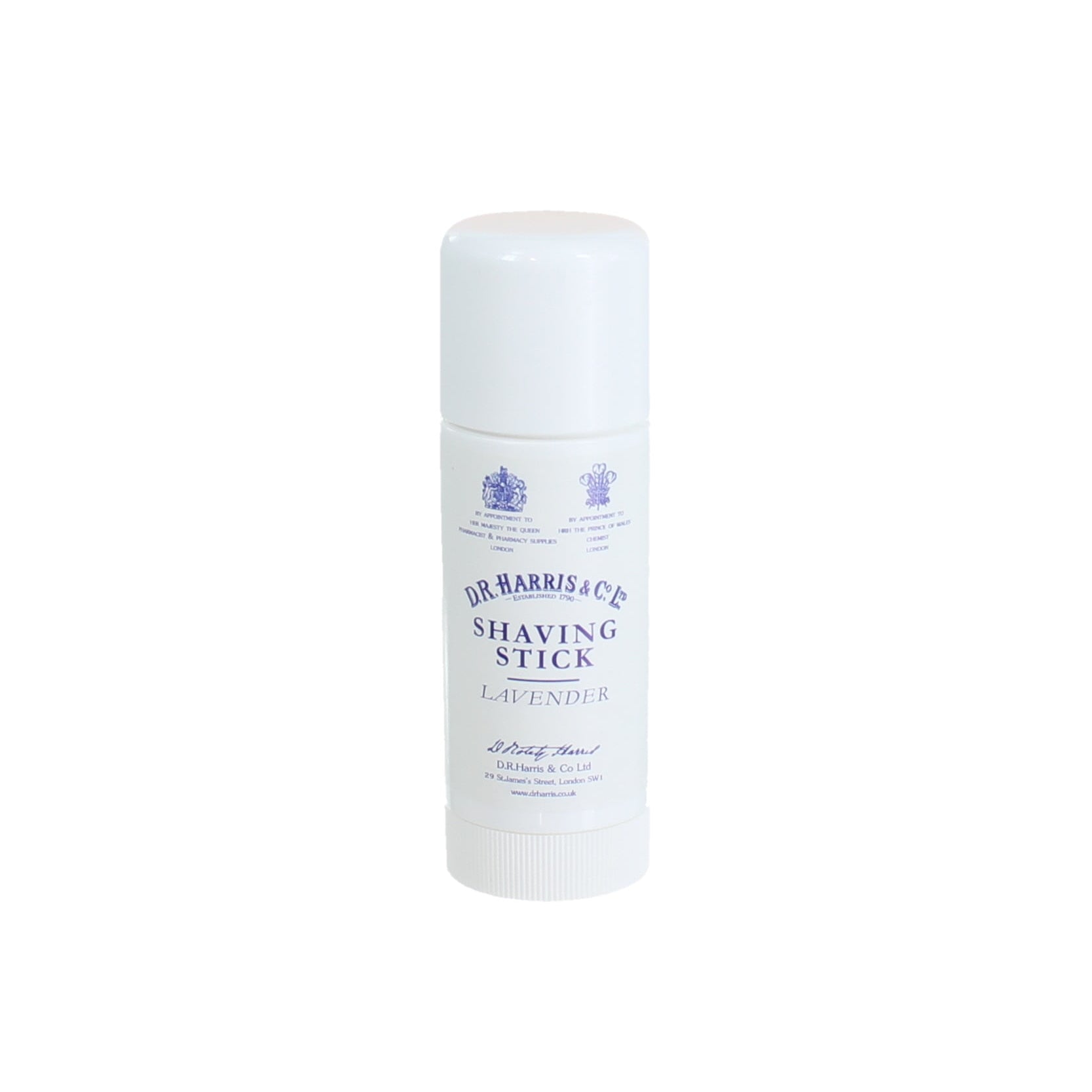 D.R. Harris Lavender Shaving Stick – Triple-Milled Solid Soap For Travel.
