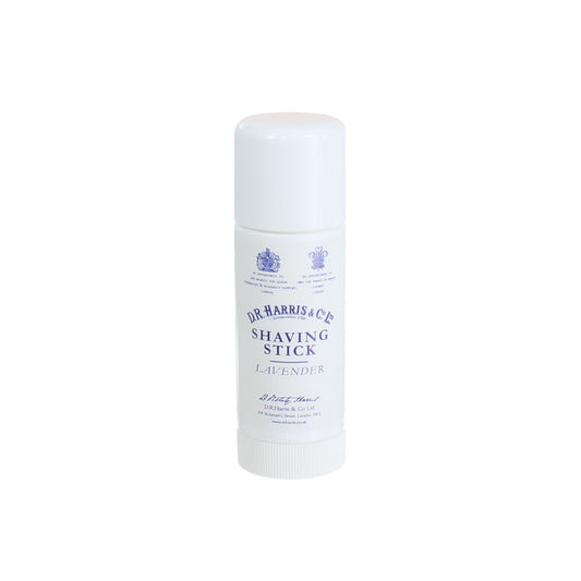 D.R. Harris Lavender Shaving Stick – Triple-Milled Solid Soap For Travel.
