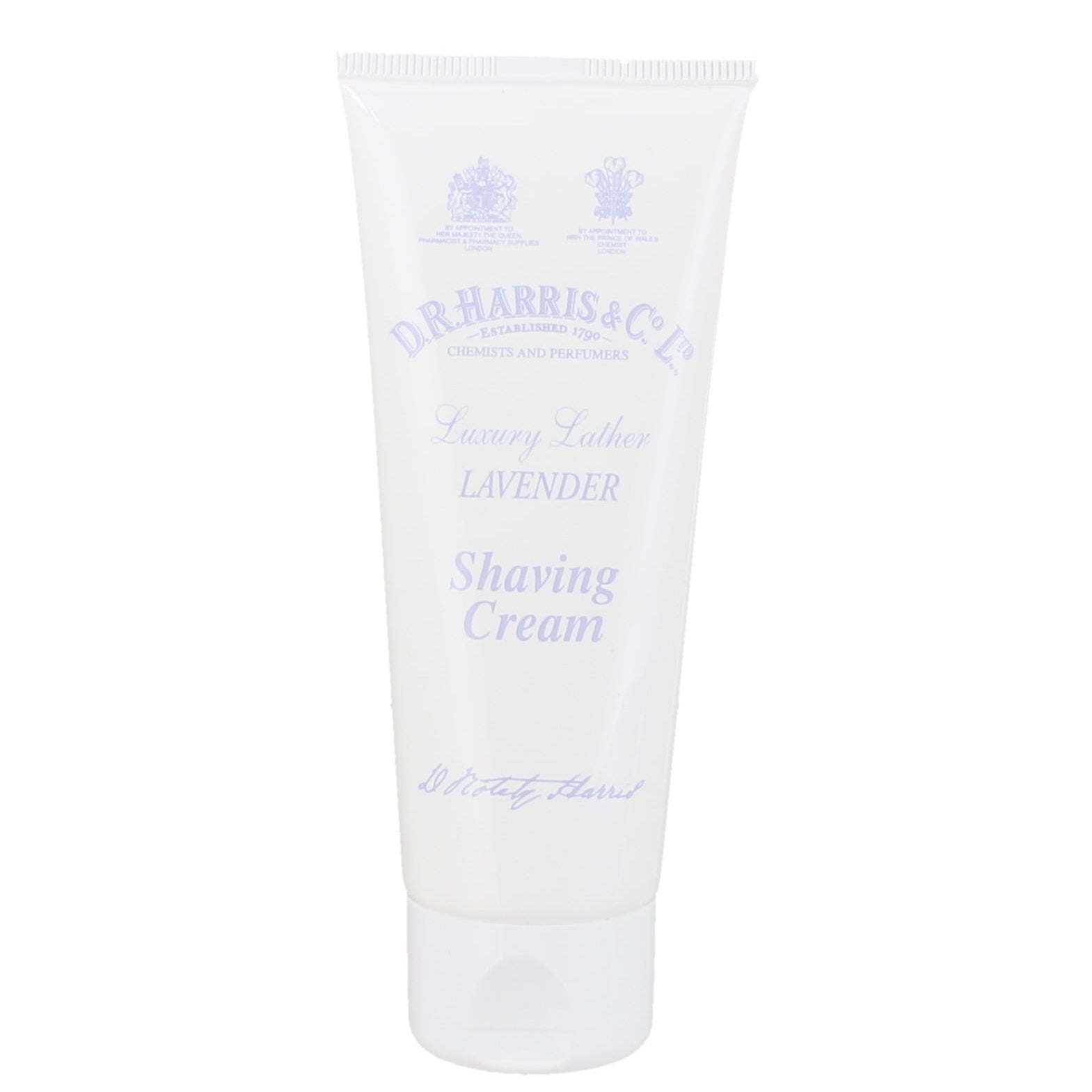 D.R. Harris Lavender Shaving Cream Tube – 75g Travel Size Shaving Cream With Lavender Scent