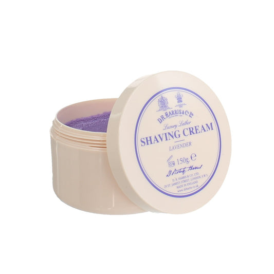 D.R. Harris Lavender Shaving Cream Bowl – Calming Lavender Scent With Rich Lather.