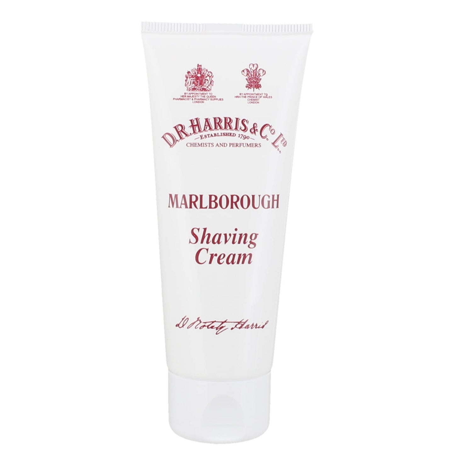 D.R. Harris Marlborough Shaving Cream Tube 75g – Rich Lather With Woody And Subtle Spice Notes.