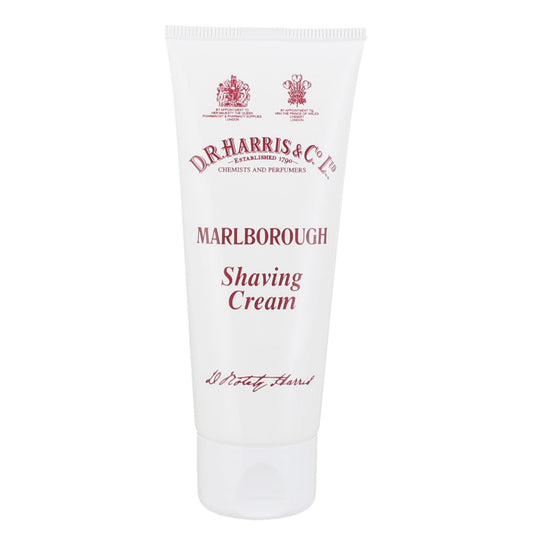 D.R. Harris Marlborough Shaving Cream Tube 75g – Rich Lather With Woody And Subtle Spice Notes.