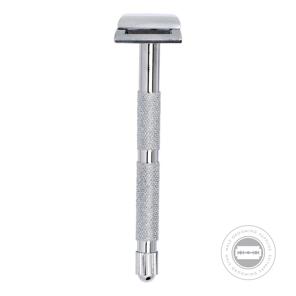 Red Mustache Razor Merkur Mustache & Eyebrow Razor | Safety Razor – Male Grooming Supplies