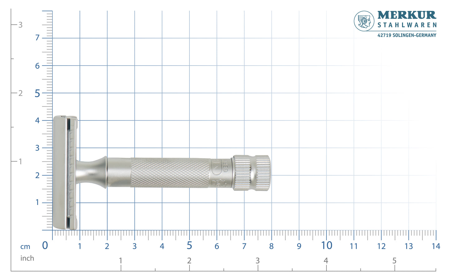 Merkur 34C Matt Chrome Safety Razor