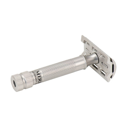 Merkur 34 INOX stainless steel safety razor special edition - back view