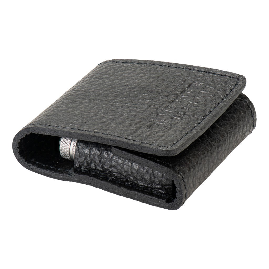 MERKUR 933 INOX travel safety razor closed leather case