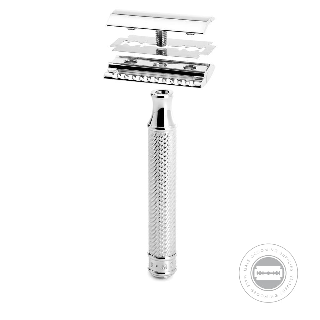 Safety Razor Muhle R89 Muhle R89 Safety Razor | Closed Comb Chrome – Male Grooming Supplies