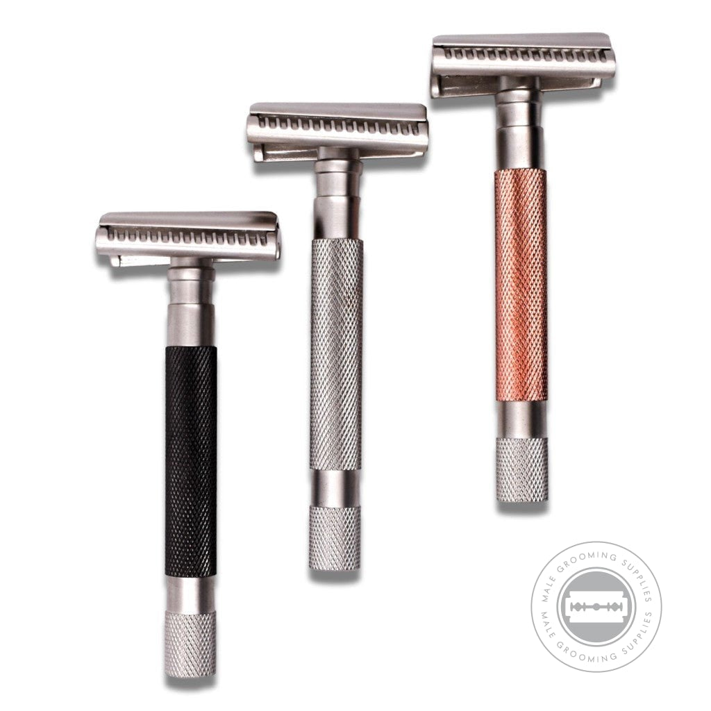 Semi Circle Razor Parker 55SL Semi-Slant Safety Razor | Double Edge – Male Grooming Supplies