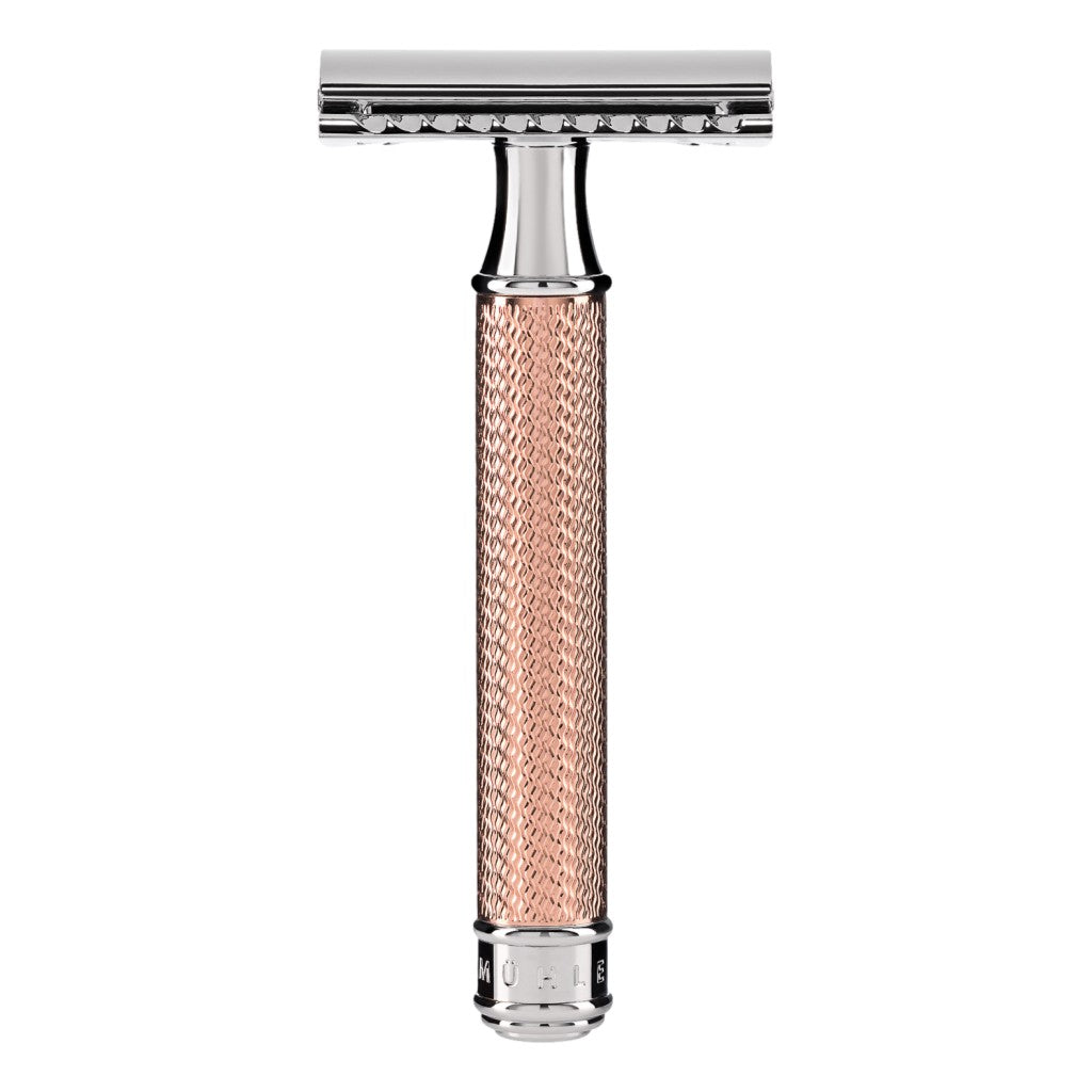 R89 Razor MÜHLE R89 Rose Gold Closed Comb Safety Razor – Male Grooming Supplies