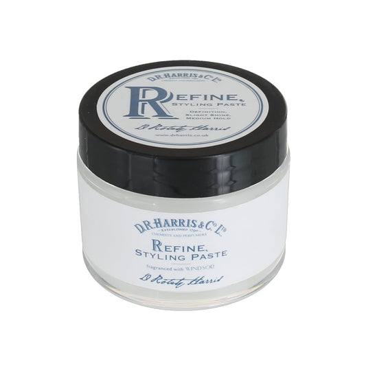 D.R. Harris Refine Hair Paste – 50ml Flexible Hold Styling Paste.