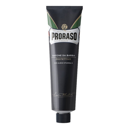 Proraso Blue Shaving Cream Tube 150ml with aloe vera and vitamin E for comfortable wet shaving