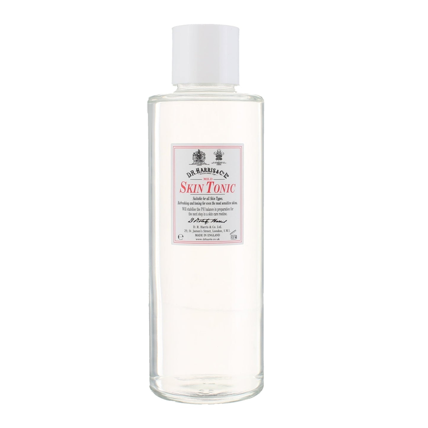 D.R. Harris Mild Facial Tonic 500ml Glass Bottle – Witch Hazel Formula For Toning And Refreshing Skin.