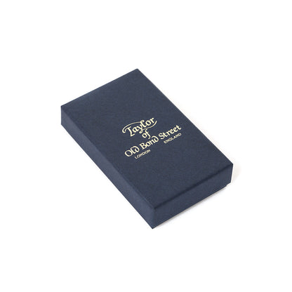 Taylor of Old Bond Street Black Leather Manicure Set – 5 Grooming Tools In Travel Case.