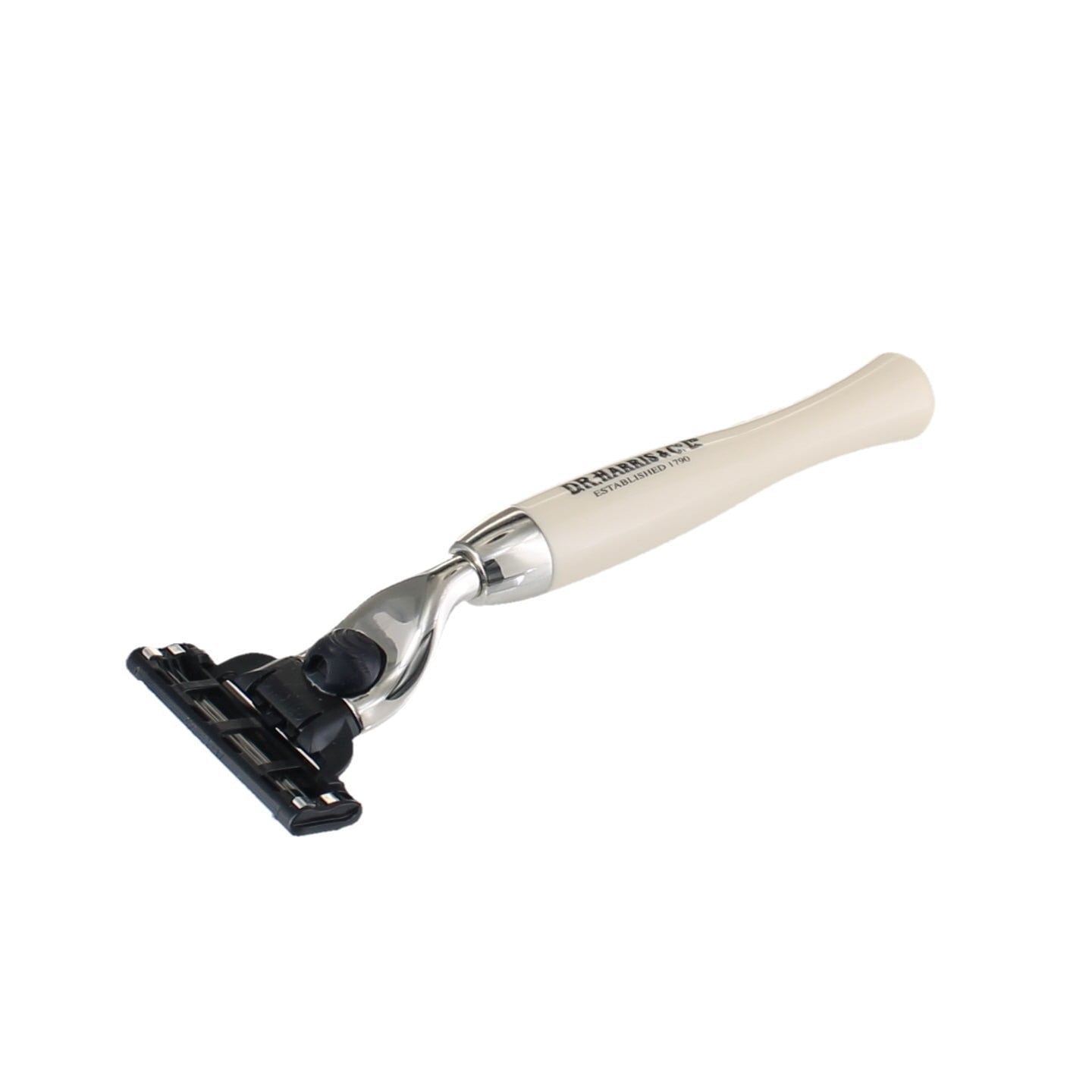 D.R. Harris Starter Razor - Mach 3 Ivory – Male Grooming Supplies