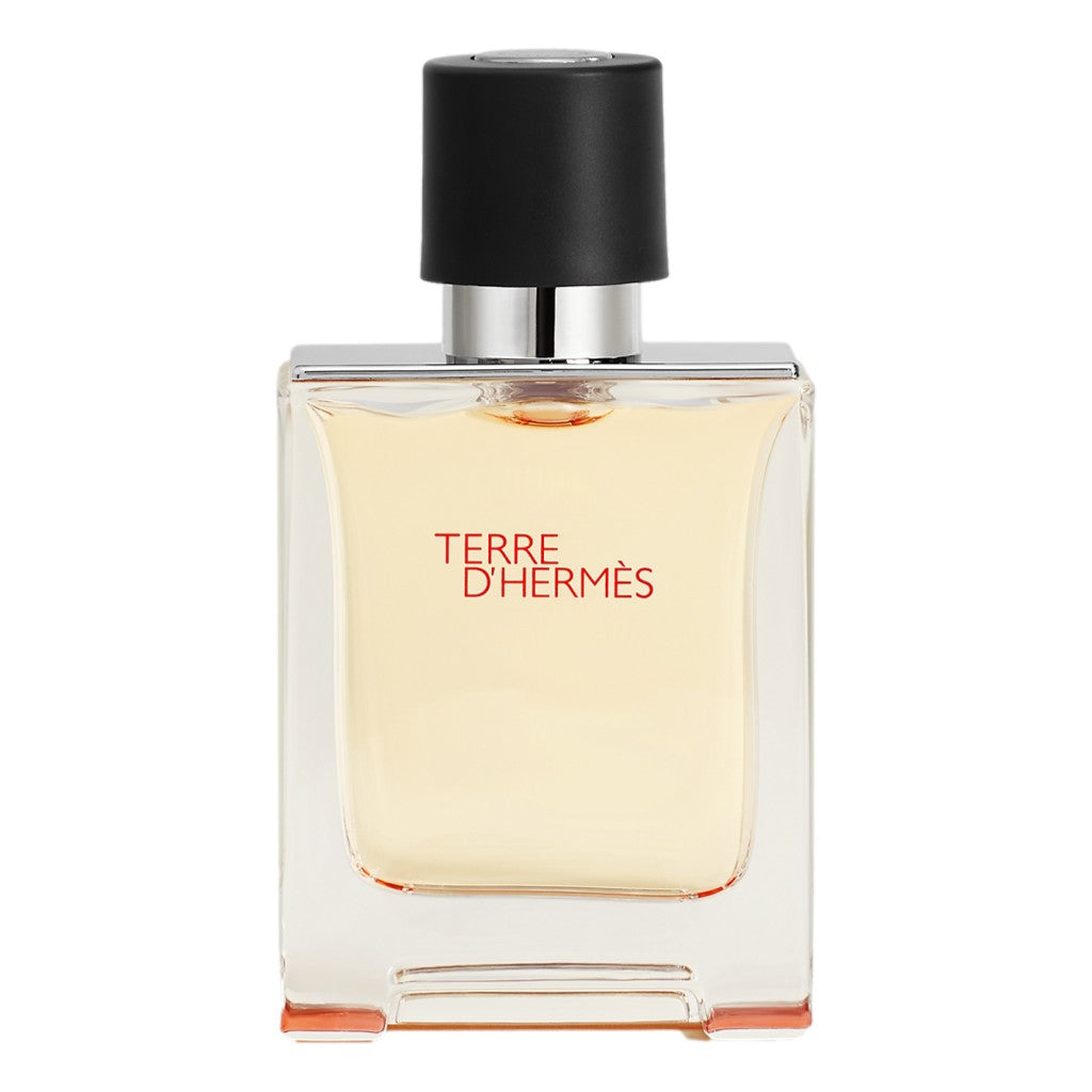 Hermès Terre d'Hermès Eau de Toilette 50ml bottle on white background