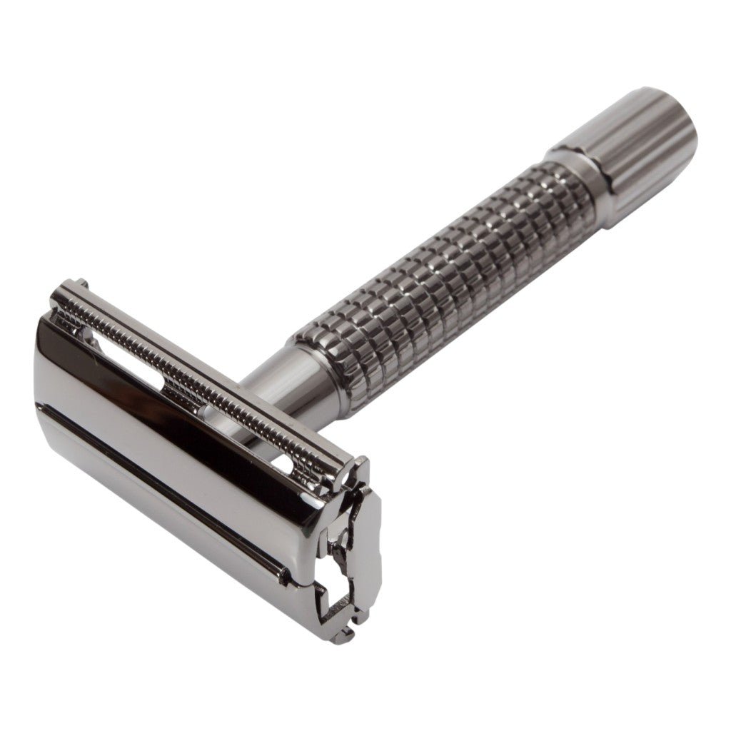 Gun Razorblade Timor Gun Metal Chrome Butterfly Razor 1321 – Male Grooming Supplies