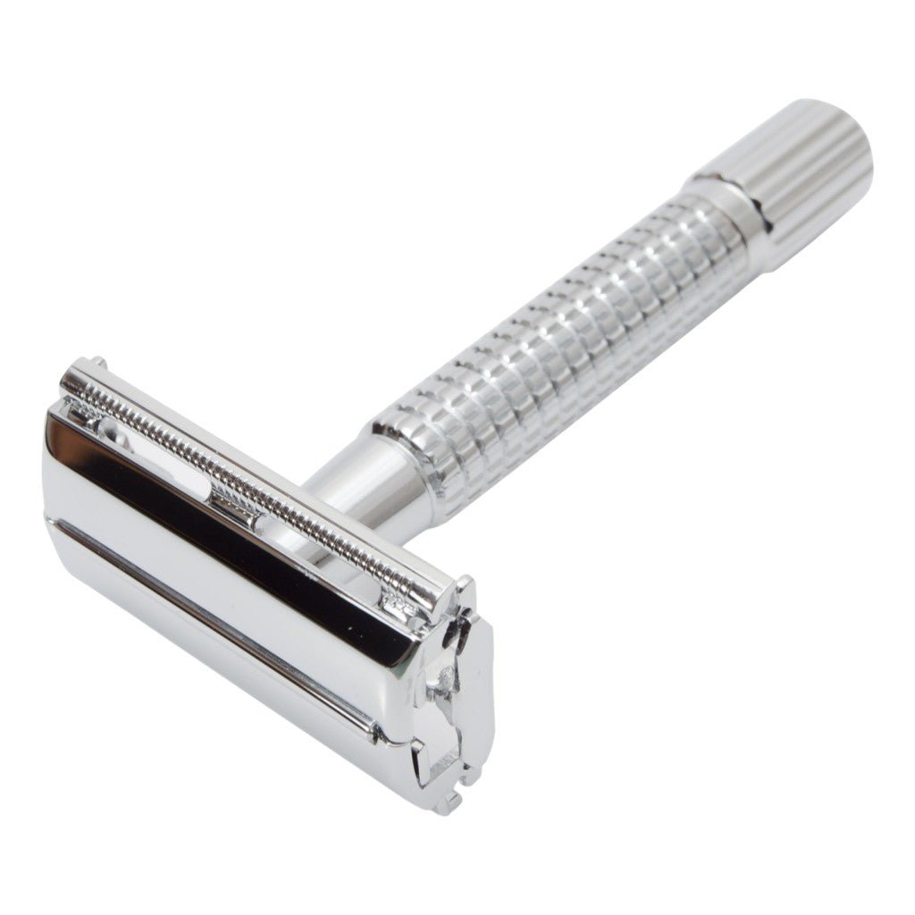 Timor Shiny Chrome Butterfly Razor 1322 – Male Grooming Supplies