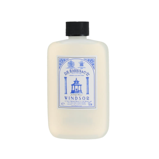 Bottle of D.R. Harris Windsor product on a white background