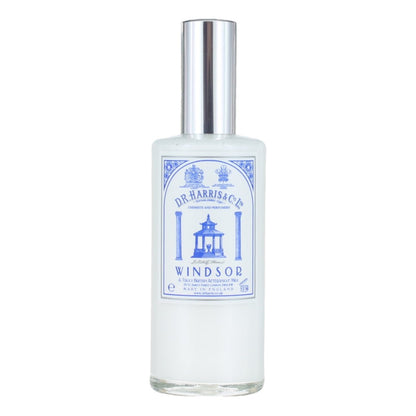 D.R. Harris Windsor Aftershave Milk Alcohol-Free Post-Shave Balm - 100ml Dispenser