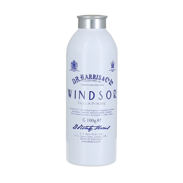 D.R. Harris Windsor Talcum Powder 100g For Soft, Comfortable Skin With A Fresh Scent