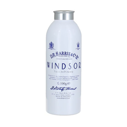 D.R. Harris Windsor Talcum Powder 100g For Soft, Comfortable Skin With A Fresh Scent